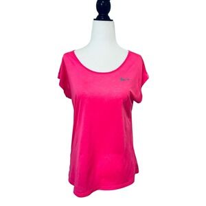 Nike Dri-Fit Swoosh Hot Pink Tee Women's‎ Medium